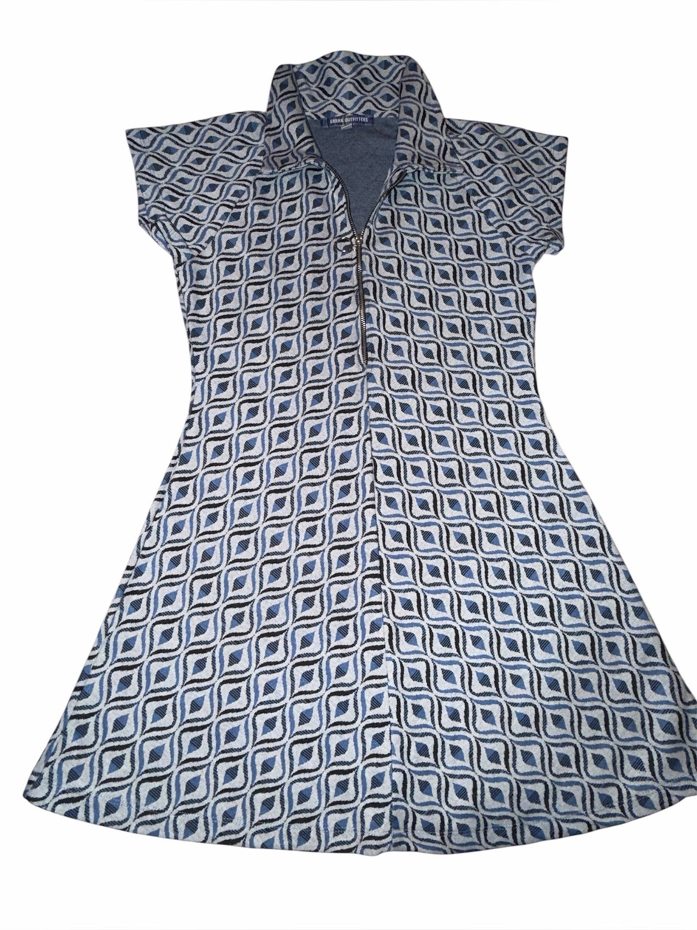 Urban outfitters Blue Geometric A-Line Dress